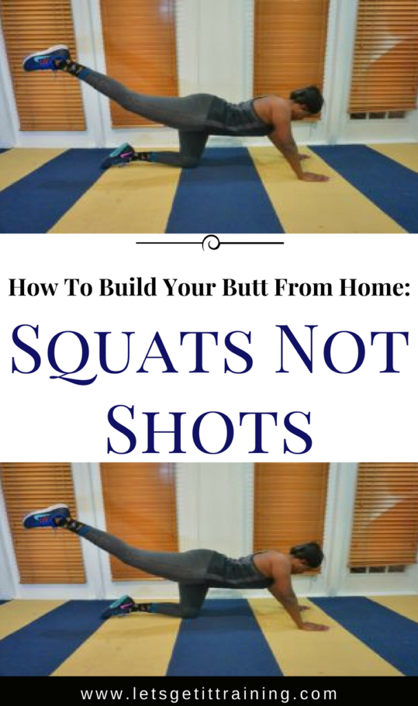 Not everyone has been blessed with the butt they want and deserve, but don’t fret, help is here! You can build your butt from the comfort of your own home. #butt #buildabutt #squats #squatsnotshots #lgitraining